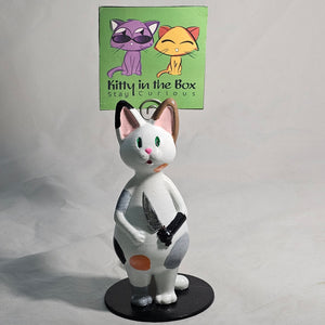 3D Print Handpainted Figure - Knife Cat