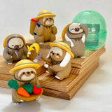 Gachapon Japanese Capsule Toy - Farming Sloths